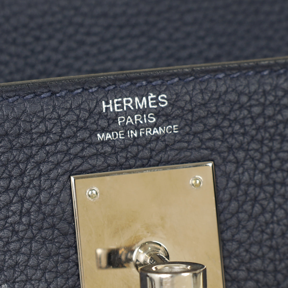 Hermes Bleu Nuit Retourne Kelly 28 Bag