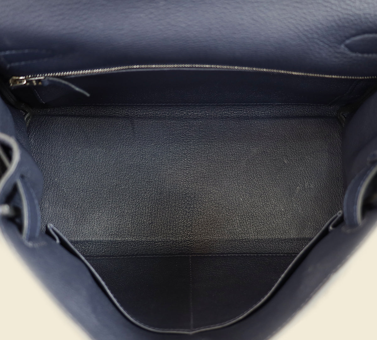 Hermes Bleu Nuit Retourne Kelly 28 Bag