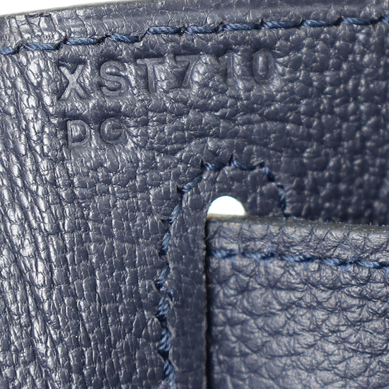 Hermes Bleu Nuit Retourne Kelly 28 Bag