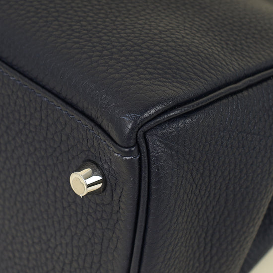 Hermes Bleu Nuit Retourne Kelly 28 Bag