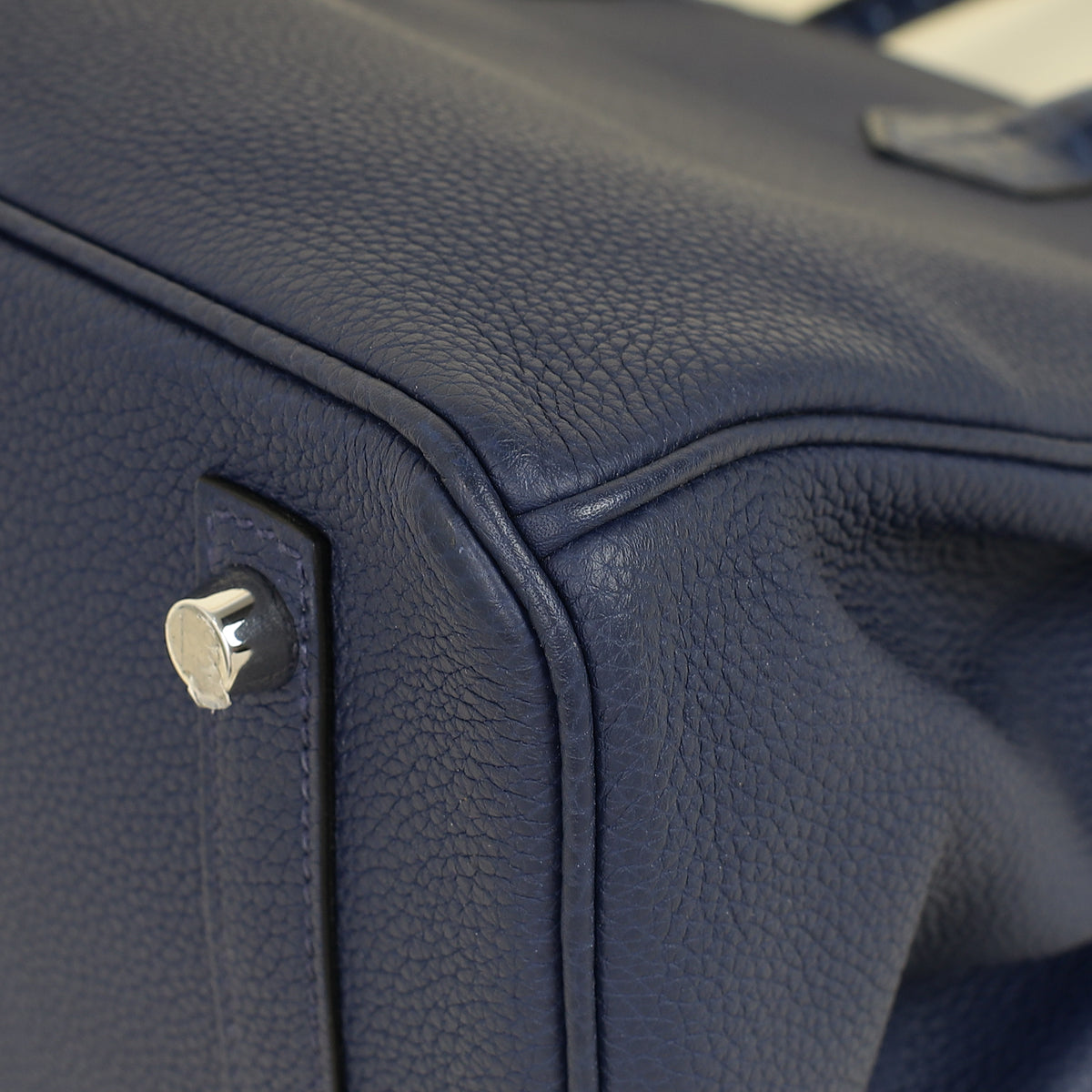 Hermes Bleu Saphir Birkin Touch 30 Bag