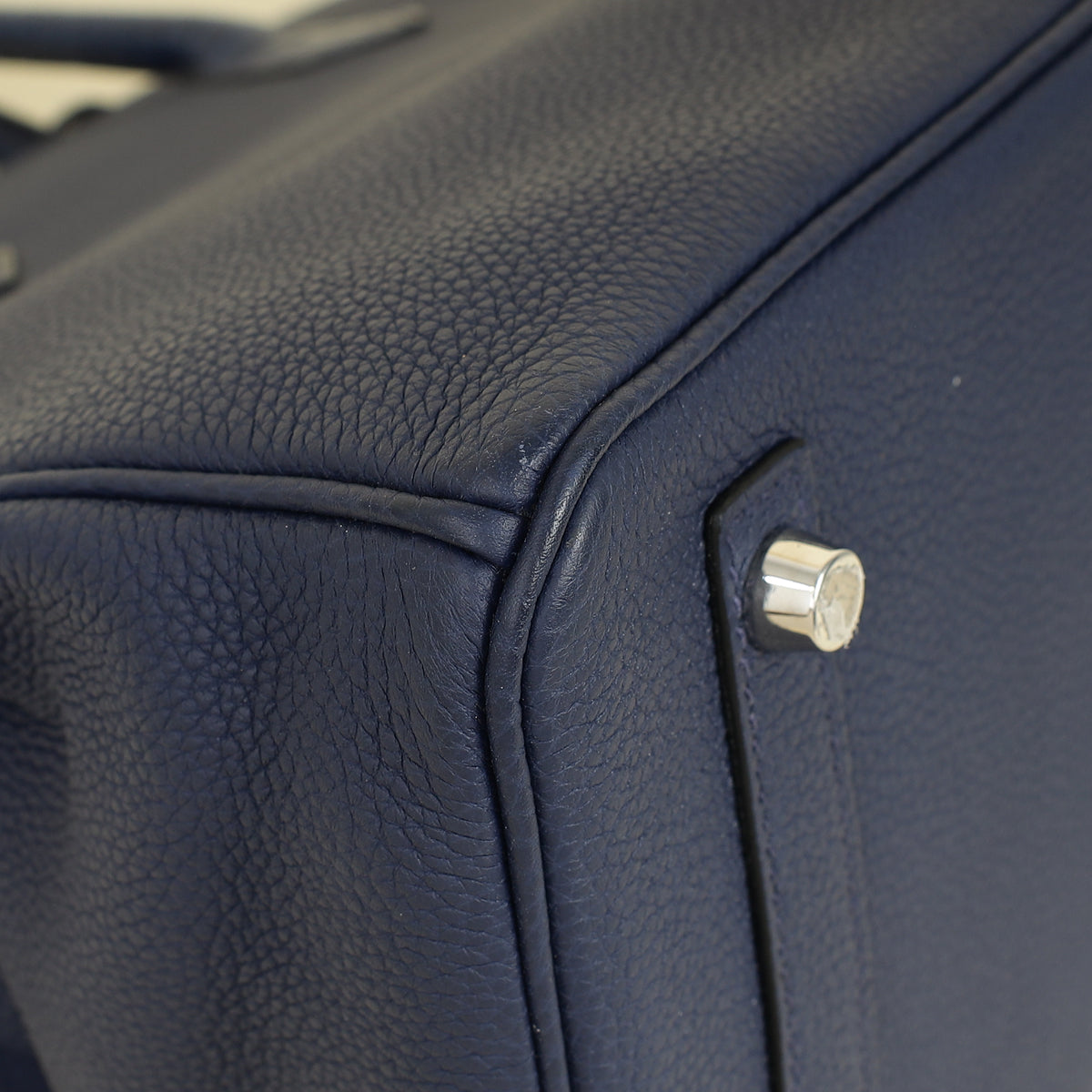 Hermes Bleu Saphir Birkin Touch 30 Bag