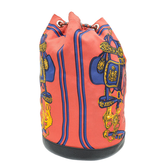 Hermes Multicolor Brides De Gala Par Sac Soi Cool 22 Backpack Bag