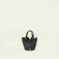 Hermes Noir Picotin Lock 18 Bag