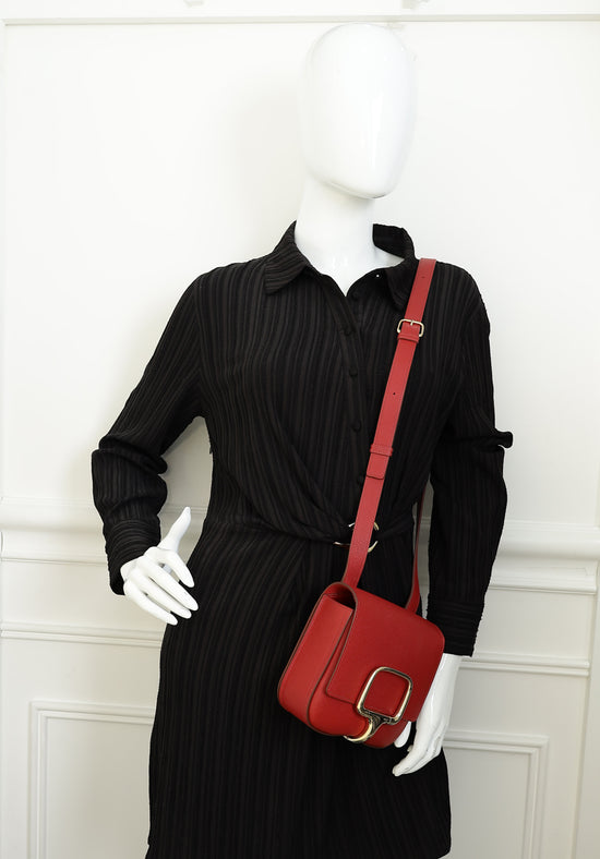 Hermes Rouge Garance Della Cavalleria Mini II Bag