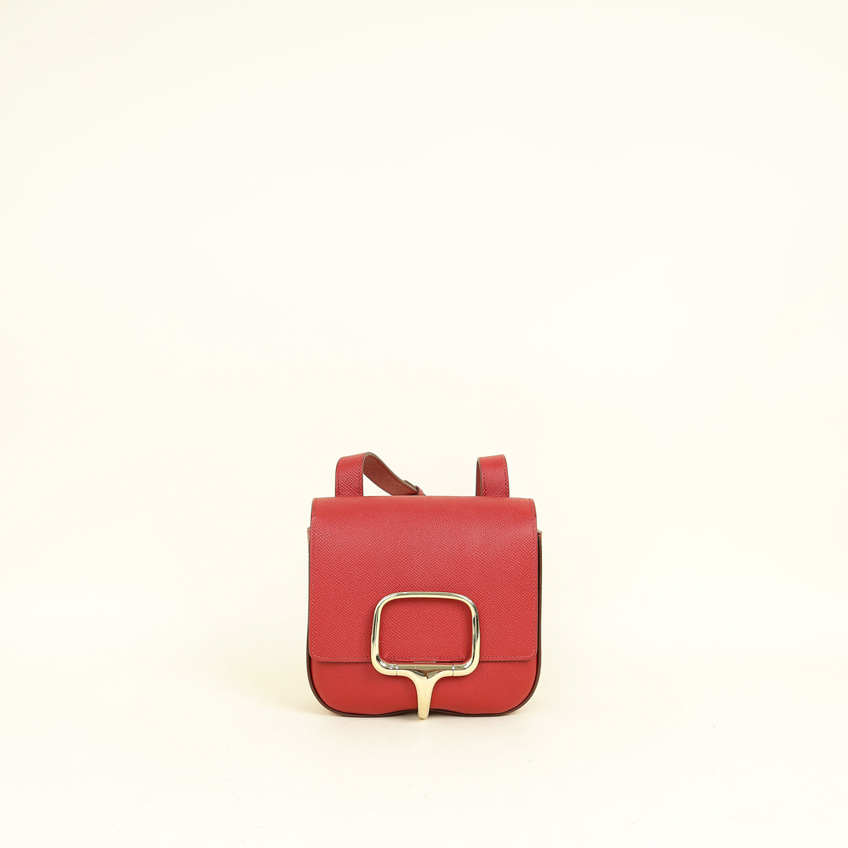 Hermes Rouge Garance Della Cavalleria Mini II Bag