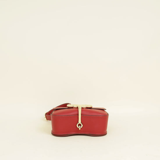 Hermes Rouge Garance Della Cavalleria Mini II Bag