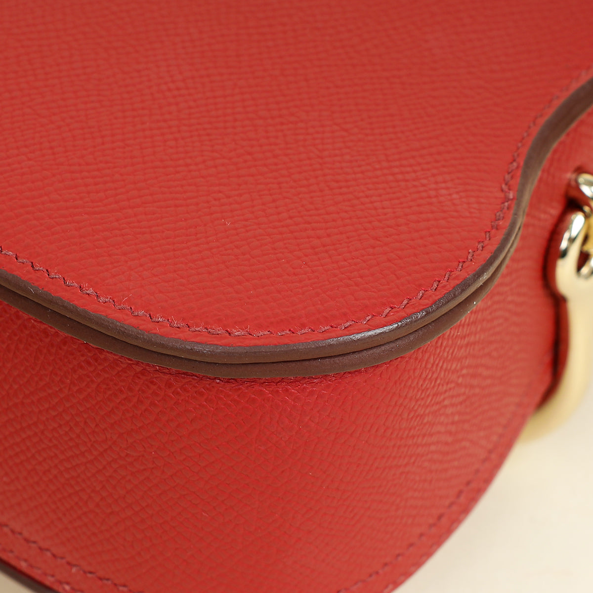 Hermes Rouge Garance Della Cavalleria Mini II Bag