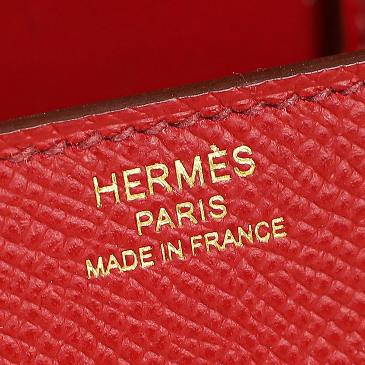 Hermes Rouge Garance Della Cavalleria Mini II Bag