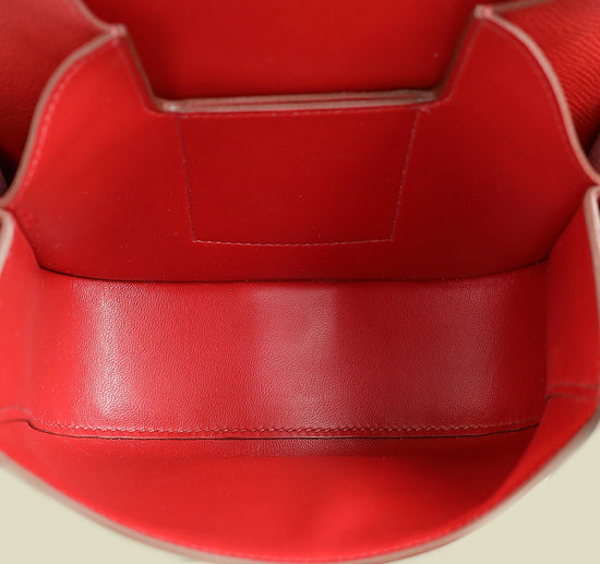 Hermes Rouge Garance Della Cavalleria Mini II Bag