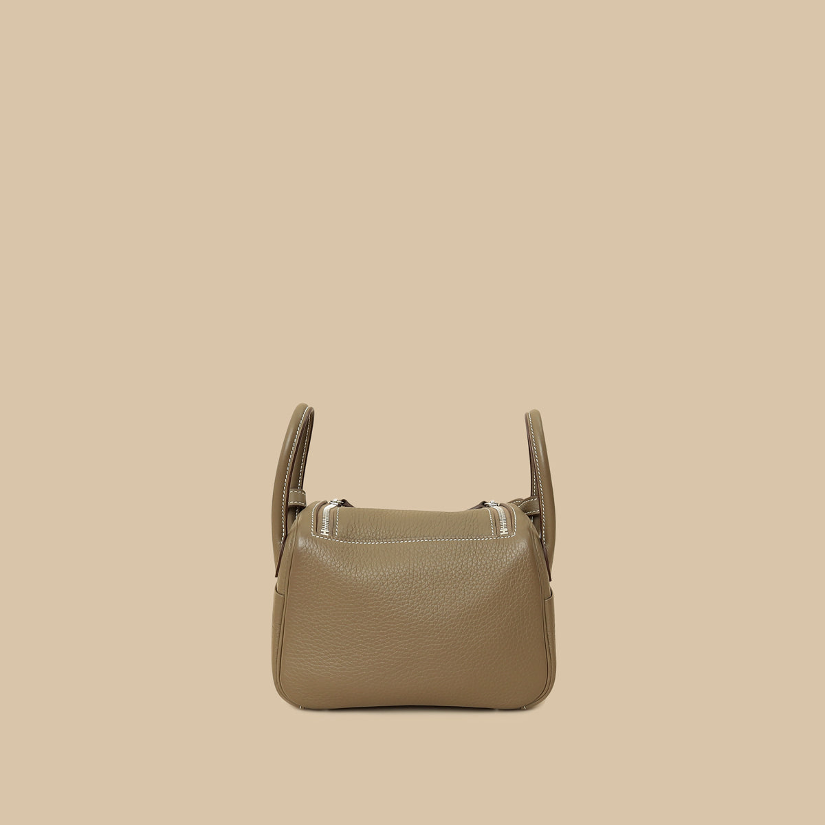 Hermes Etoupe Mini Lindy Bag-Hermes-THE CLOSET
