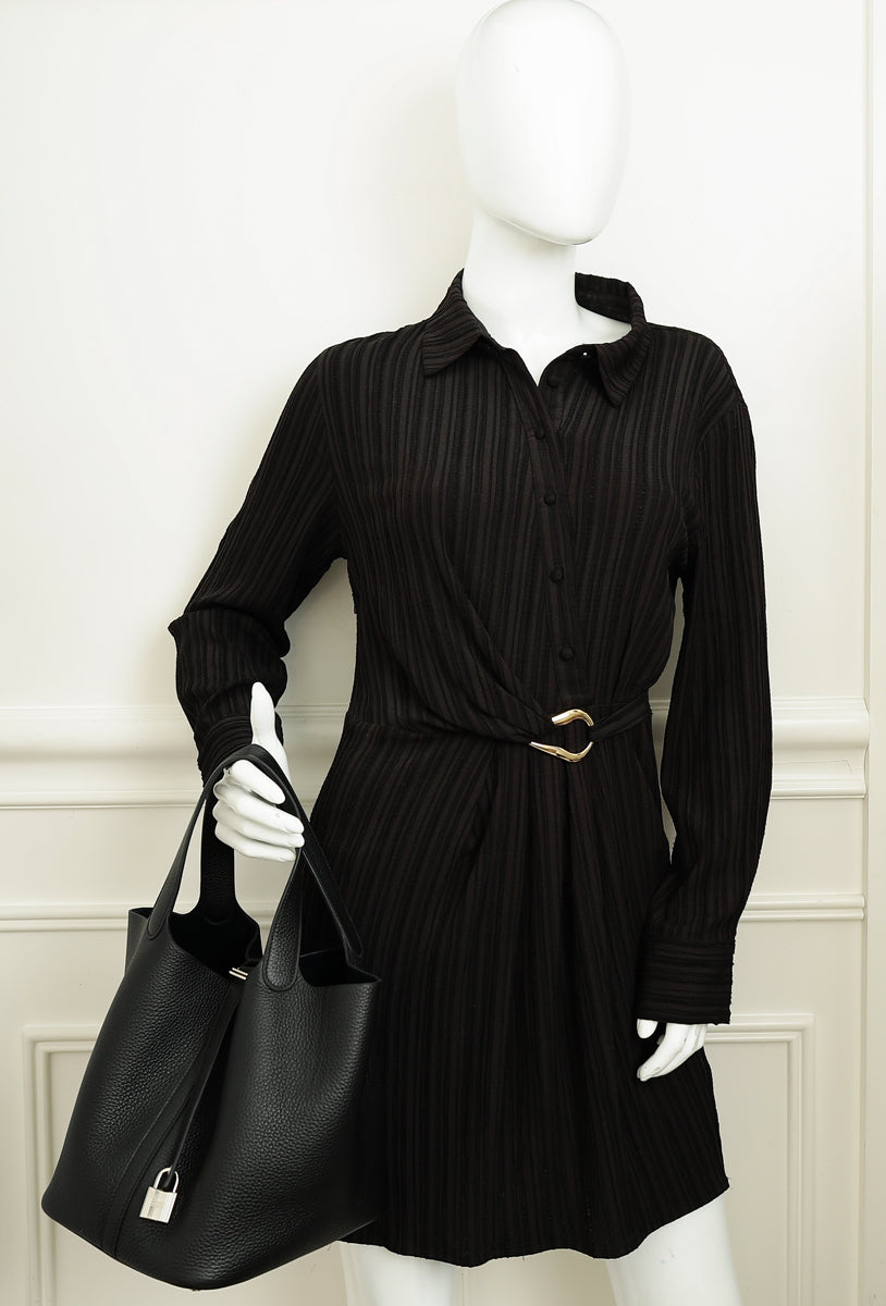 Hermes Noir Picotin Lock 22 Bag-Hermes-THE CLOSET