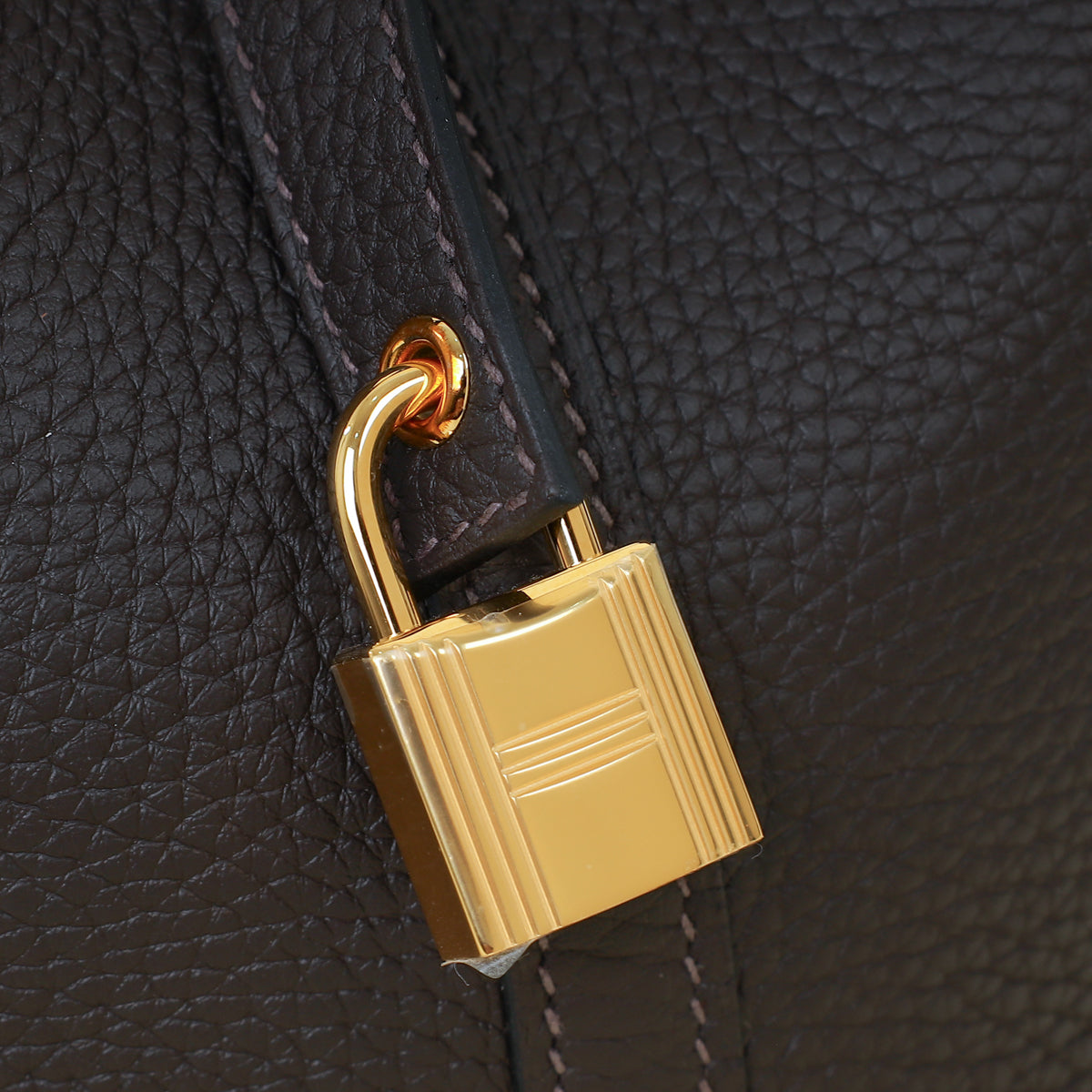 Hermes Chocolate Picotin Lock 22 Bag