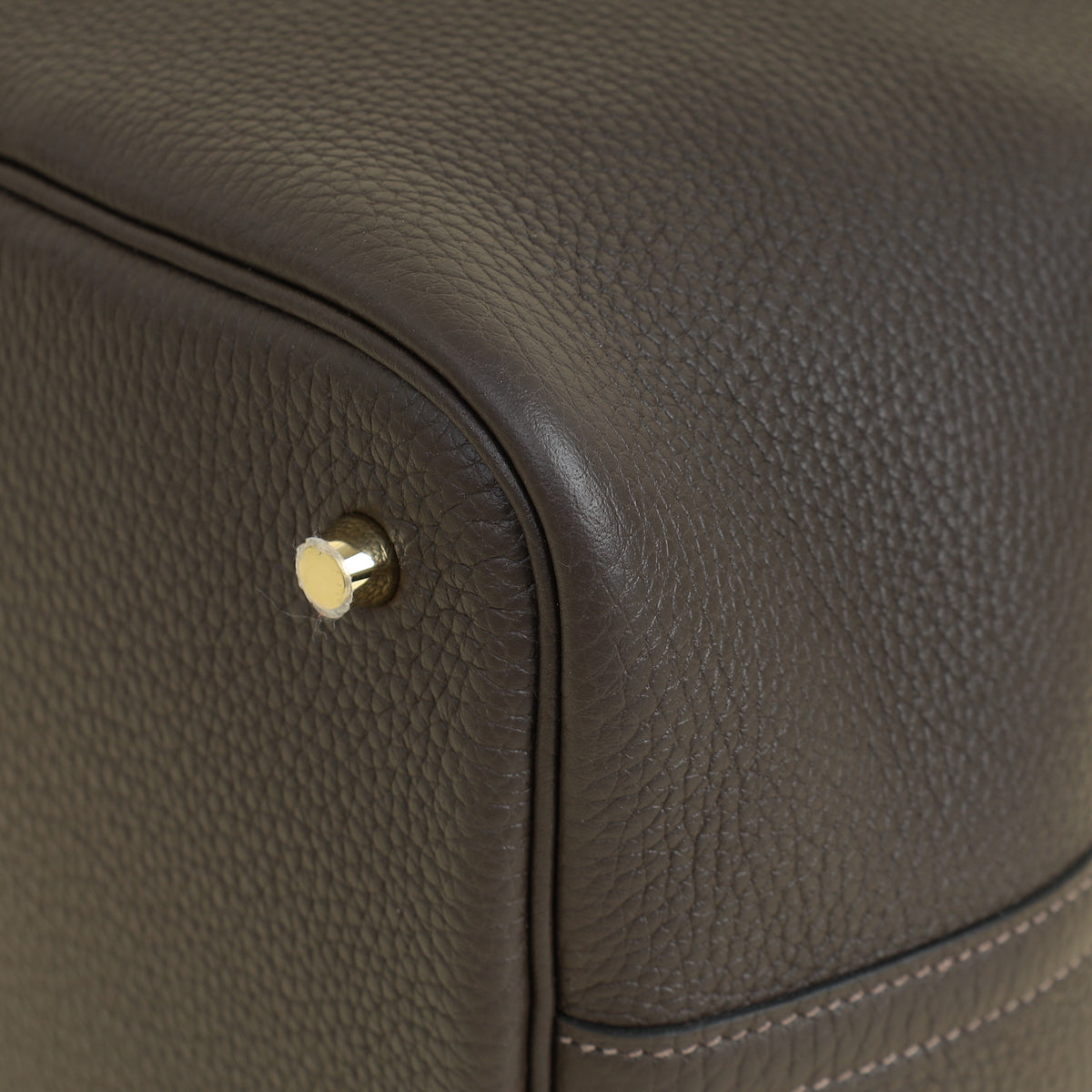 Hermes Chocolate Picotin Lock 22 Bag