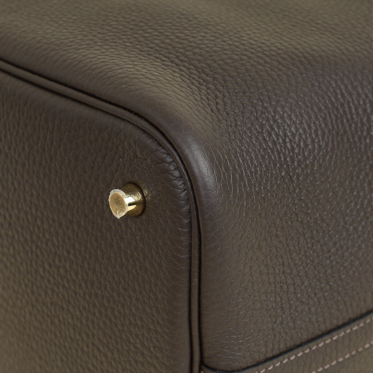 Hermes Chocolate Picotin Lock 22 Bag