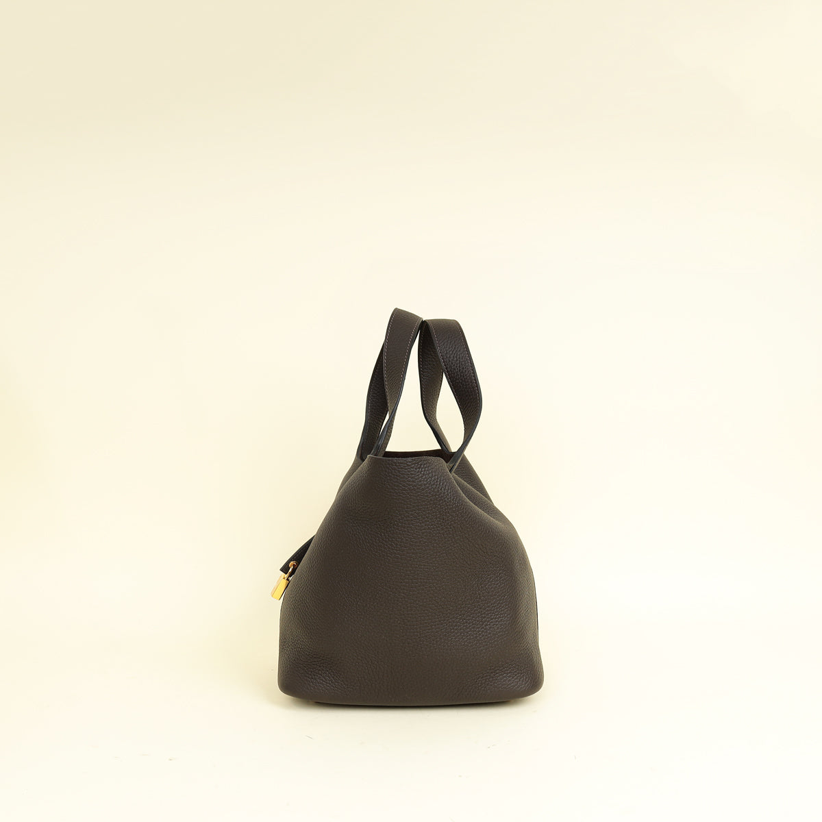 Hermes Chocolate Picotin Lock 22 Bag