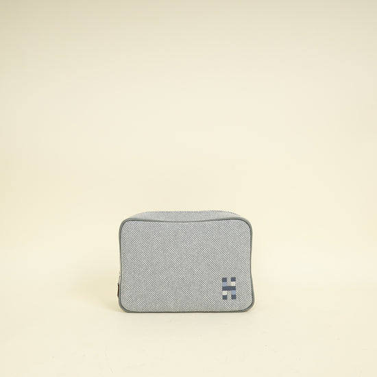 Hermes Picture Grey Chapitre H Cavalier Case Small Model