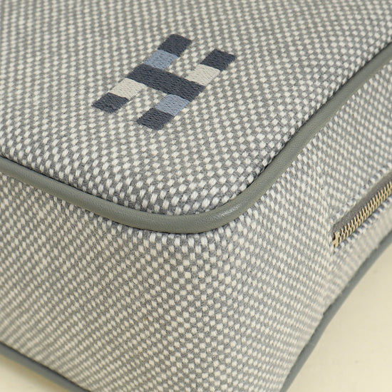 Hermes Picture Grey Chapitre H Cavalier Case Small Model