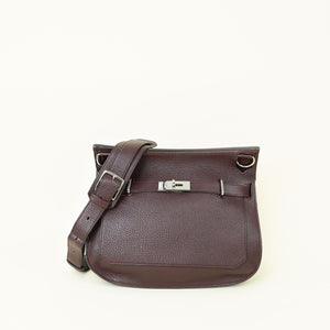 Hermes Bordeaux Jypsiere 34 Bag