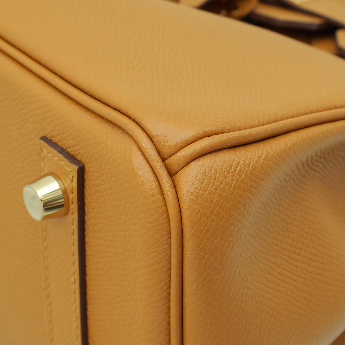 Hermes Caramel Retourne Birkin 30 Bag