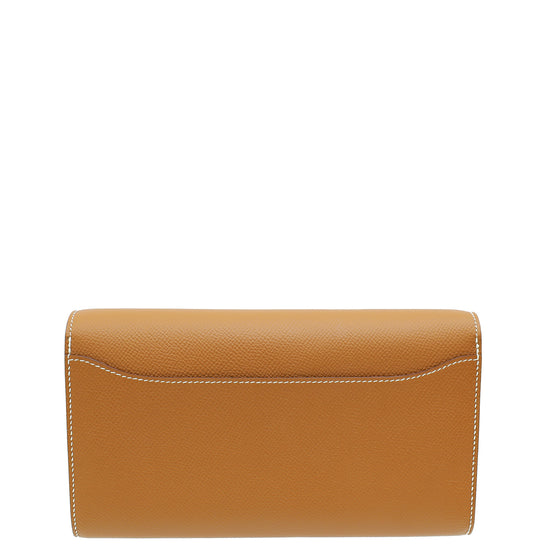 Hermes Gold Constance To Go Wallet