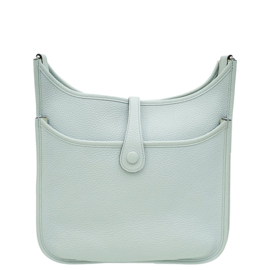 Hermes Bleu Brume Evelyne III PM Bag