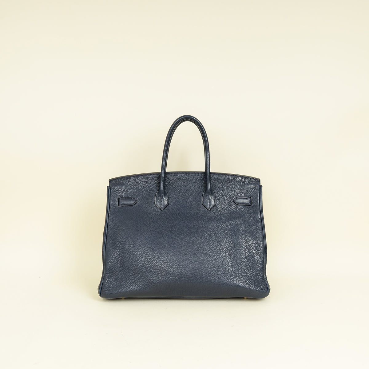 Hermes Bleu de Prusse Retourne Birkin 35 Bag