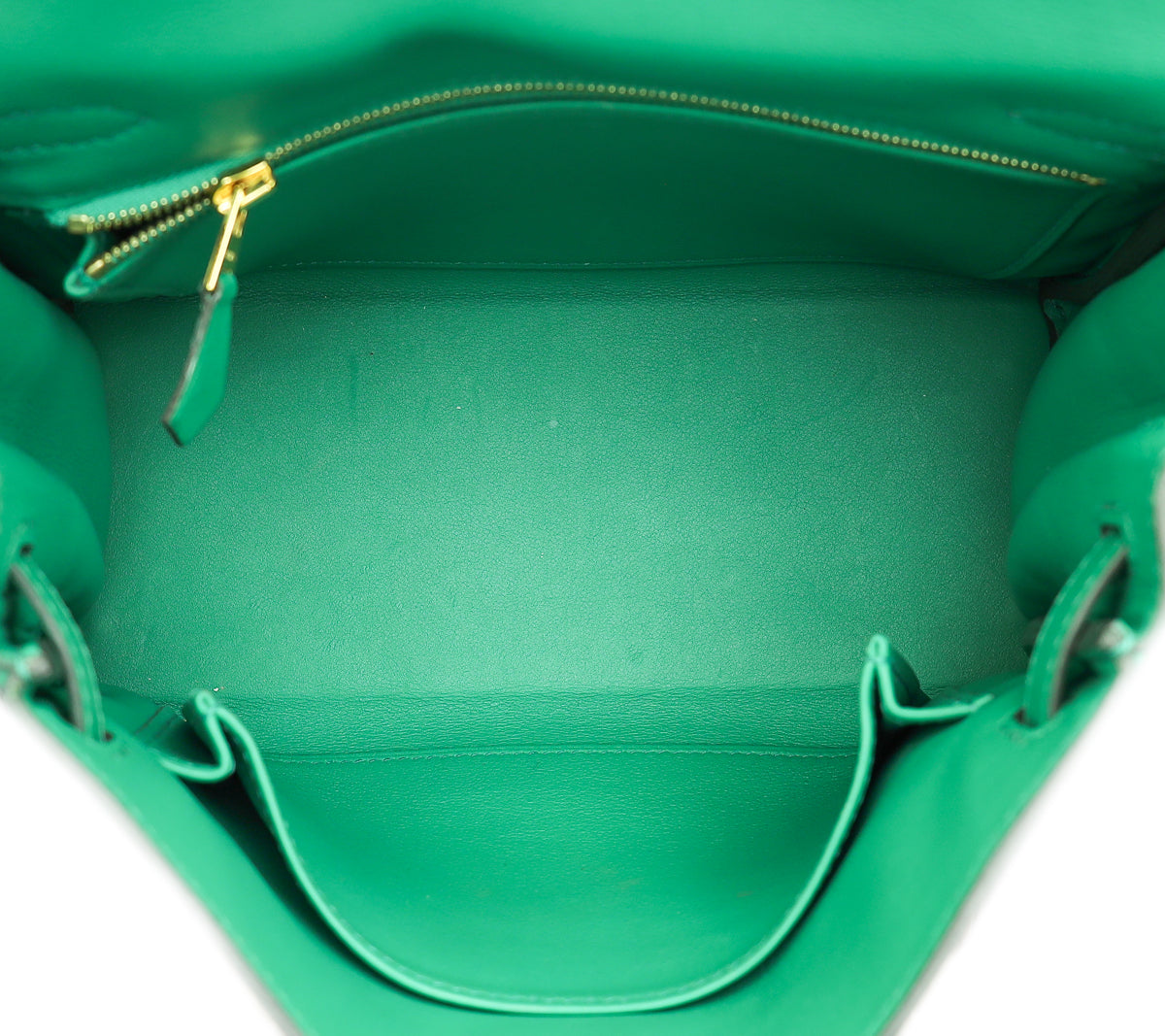 Hermes Vert Vertigo Retourne Kelly 25 Bag