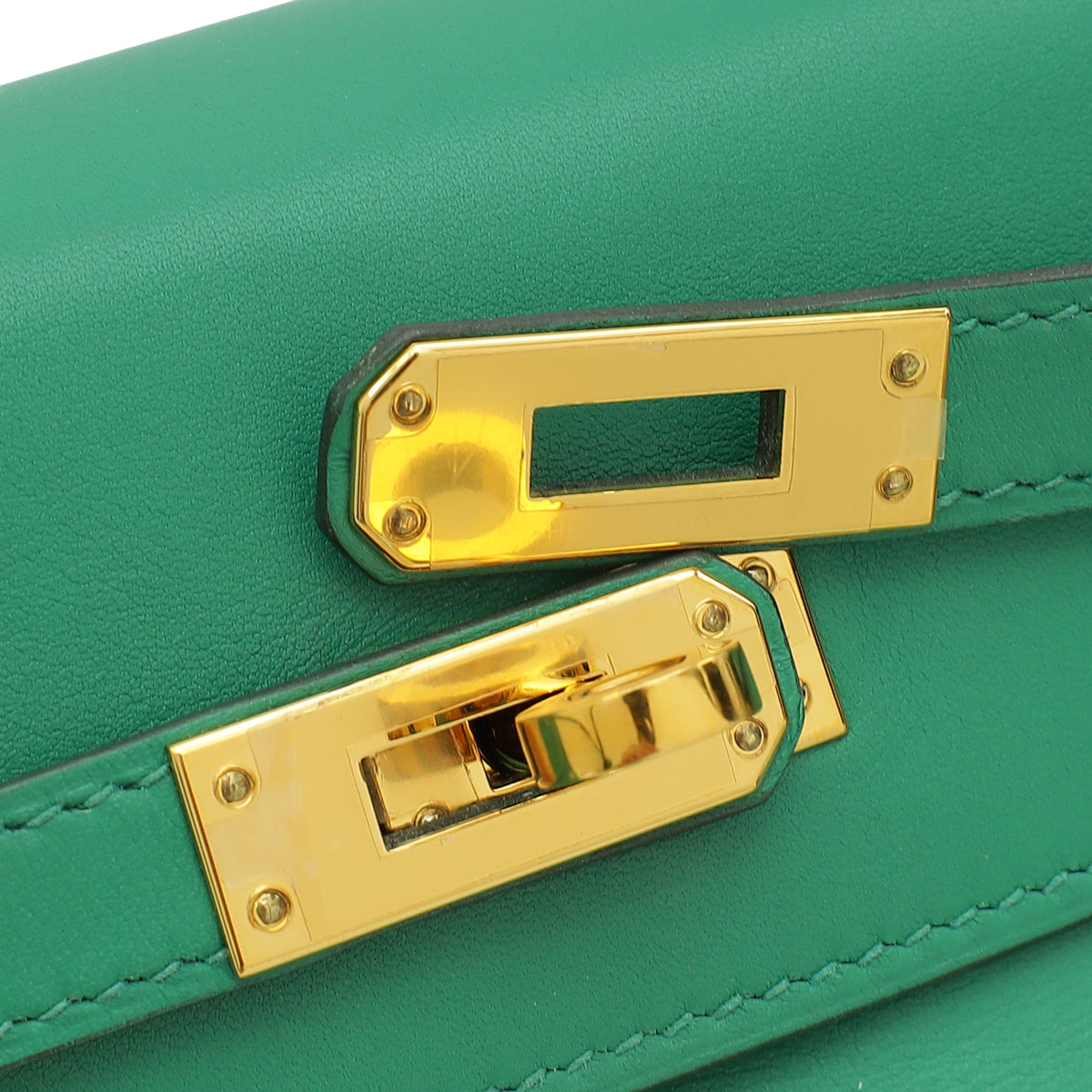 Hermes Vert Vertigo Retourne Kelly 25 Bag