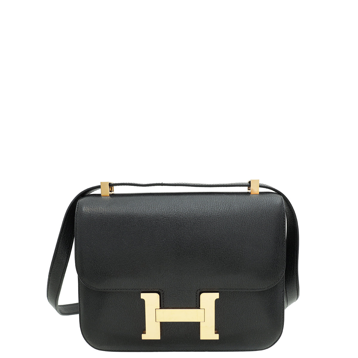 Hermes Noir Constance 1-24 Chevre Chamkila Bag-Hermes-THE CLOSET