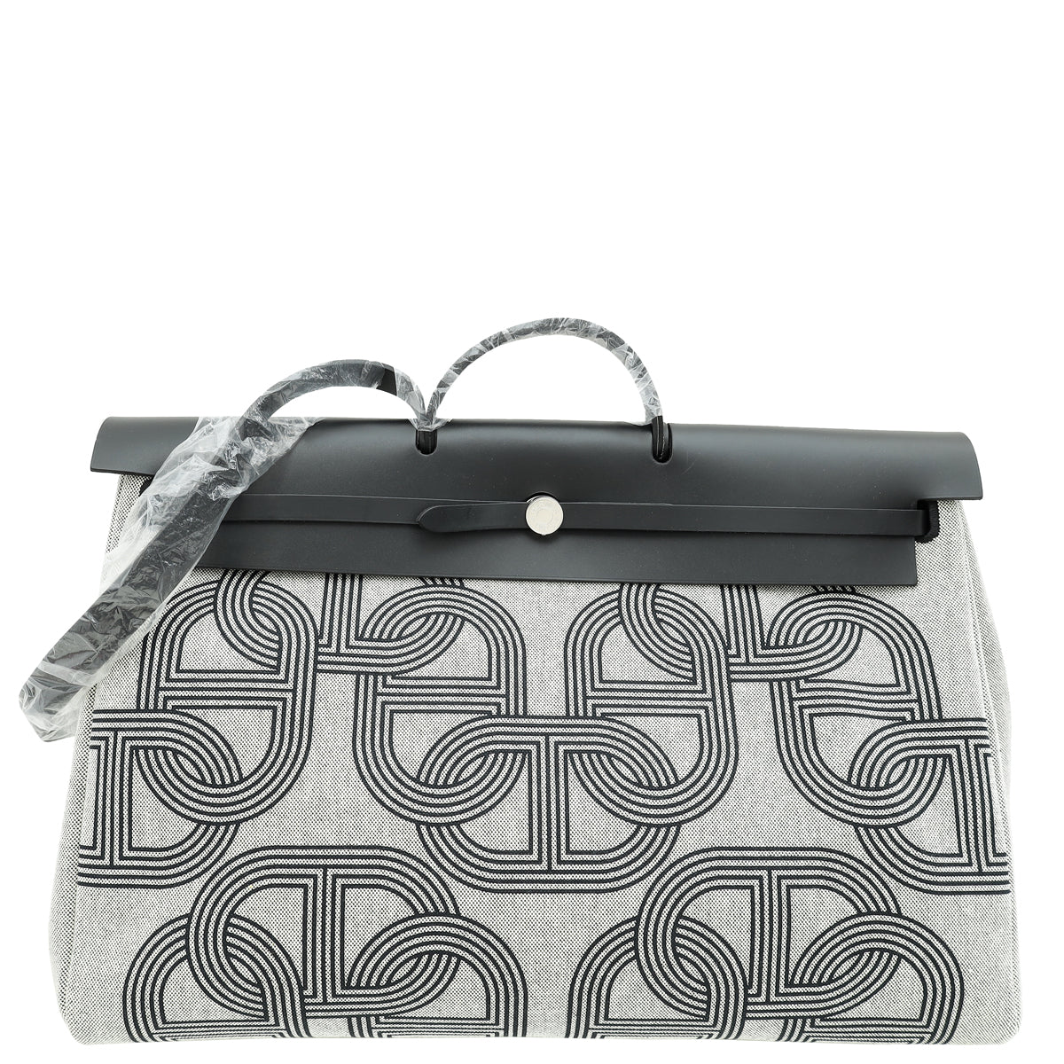 Hermes Bicolor Herbag Zip Cabine Circuit 24" Motif, Plume Bag-Hermes-THE CLOSET