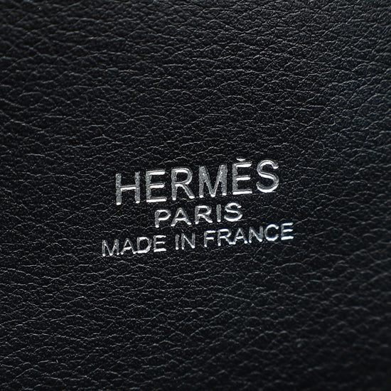 Hermes Noir Kelly Longue Pochette