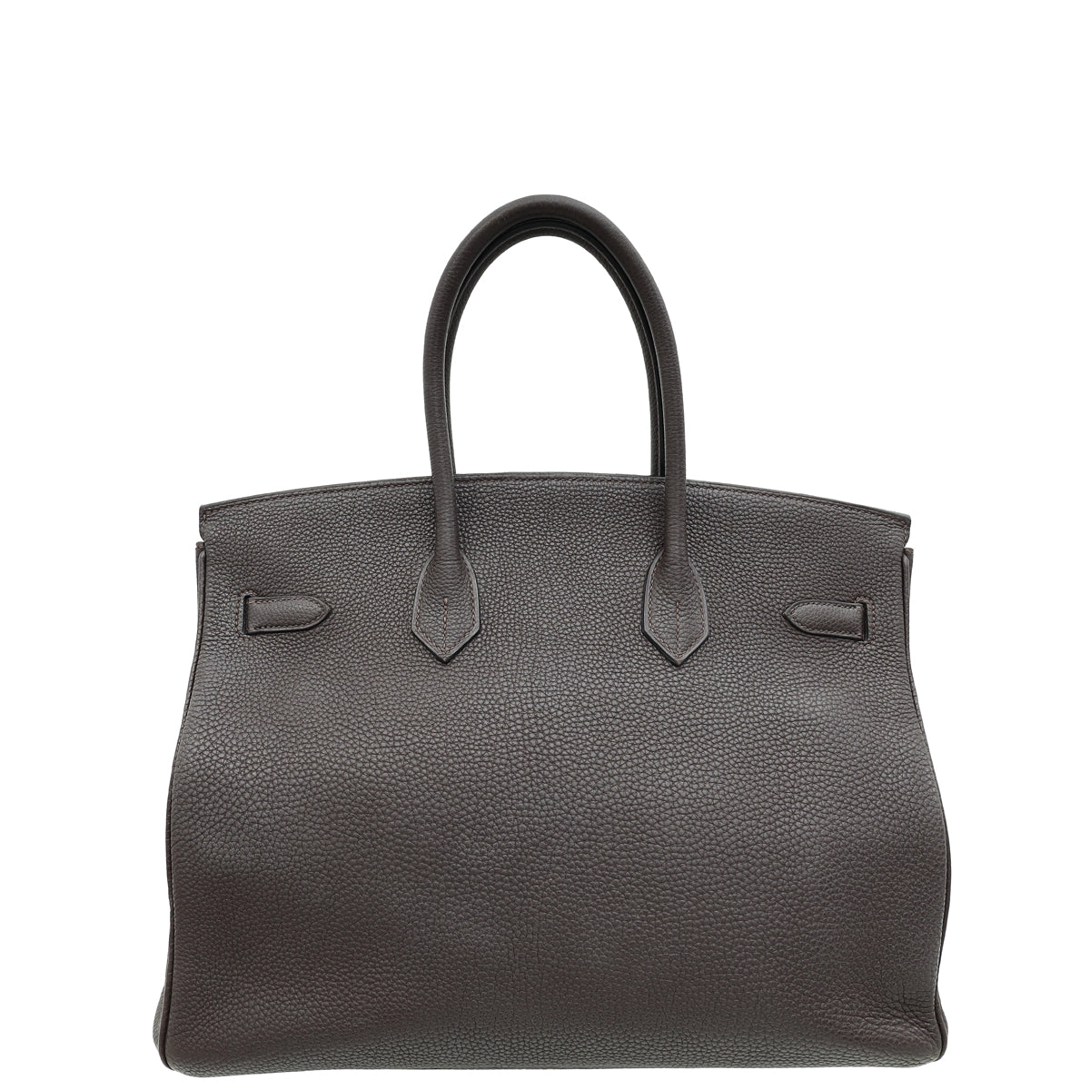 Hermes Chocolate Retourne Birkin 35 Bag