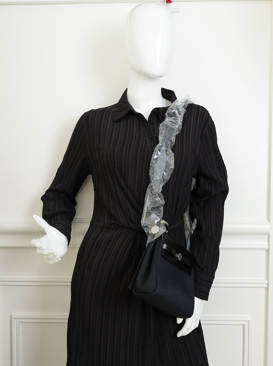 Hermes Noir Herbag Zip 20 Mini Bag