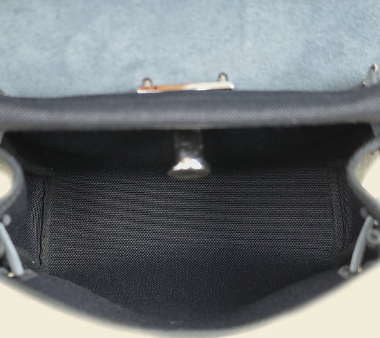 Hermes Noir Herbag Zip 20 Mini Bag