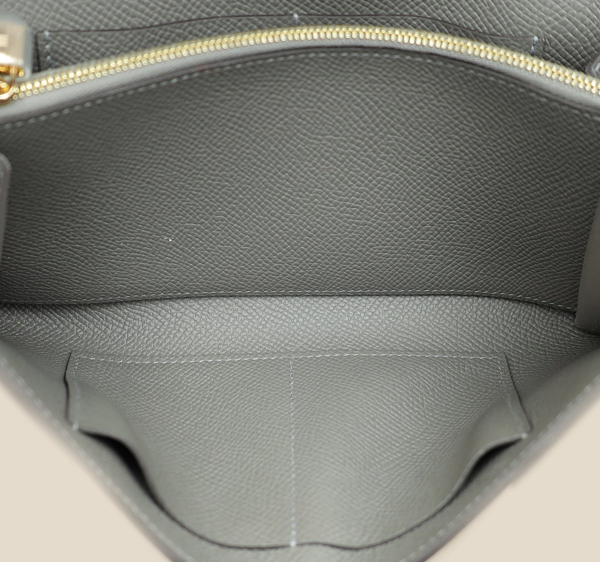 Hermes Gris Meyer Kelly To Go Wallet-Hermes-THE CLOSET