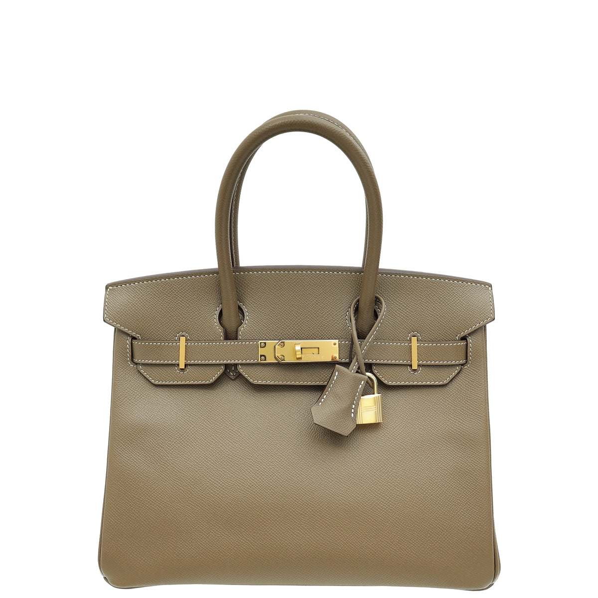 Hermes Etoupe Birkin 30 Bag