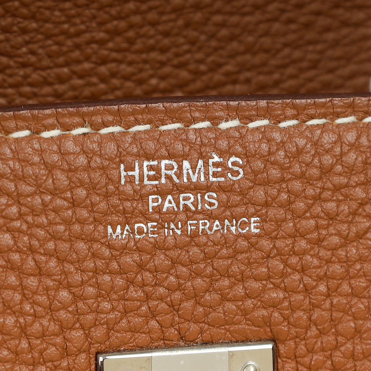 Hermes Gold Birkin 25 Togo Bag — image 11 of 14