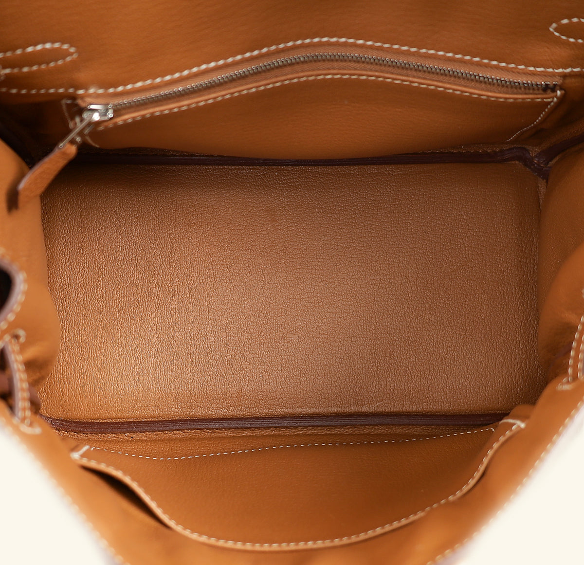Hermes Gold Birkin 25 Togo Bag — image 12 of 14