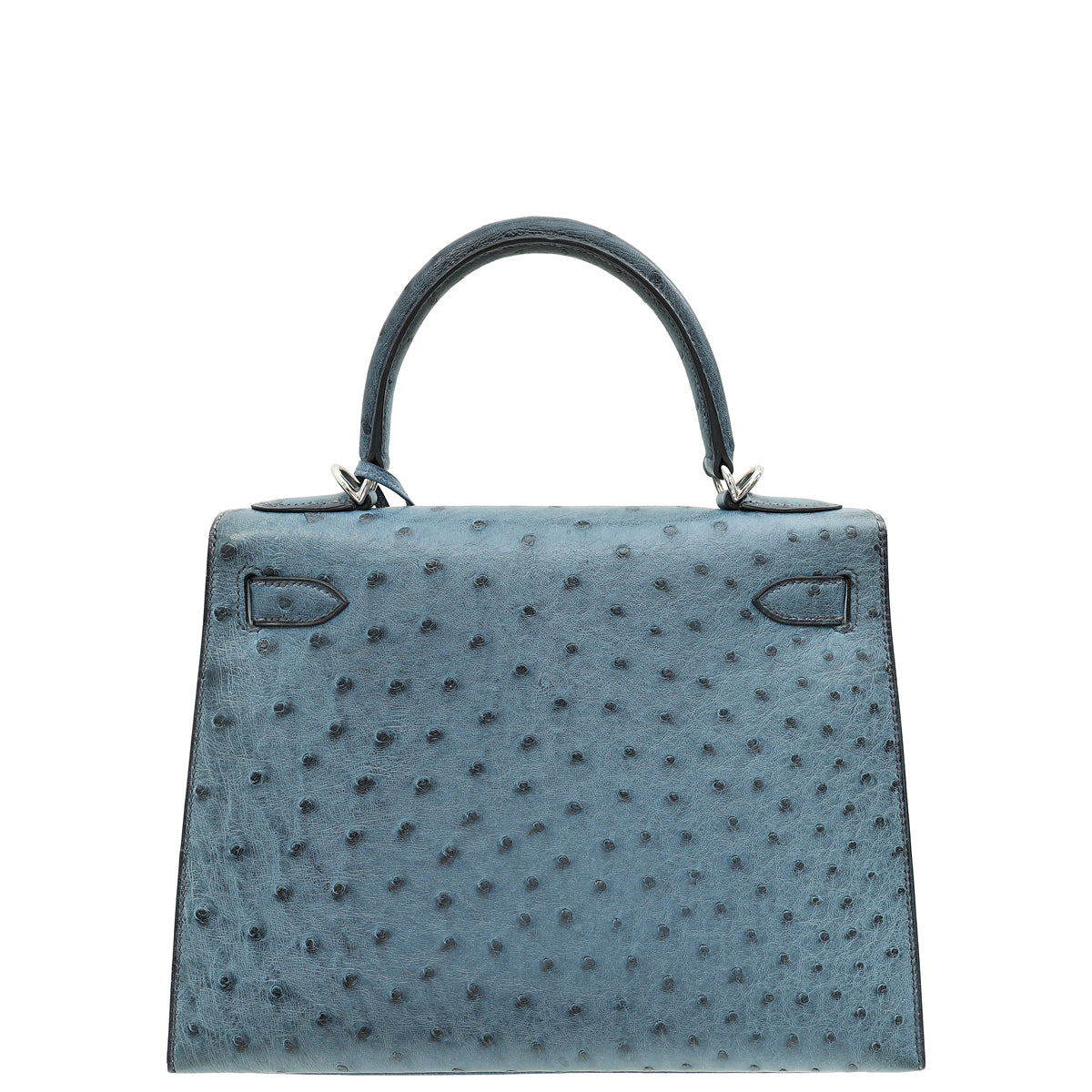 Hermes Bleu Roi Ostrich Sellier Kelly 28 Bag-Hermes-THE CLOSET