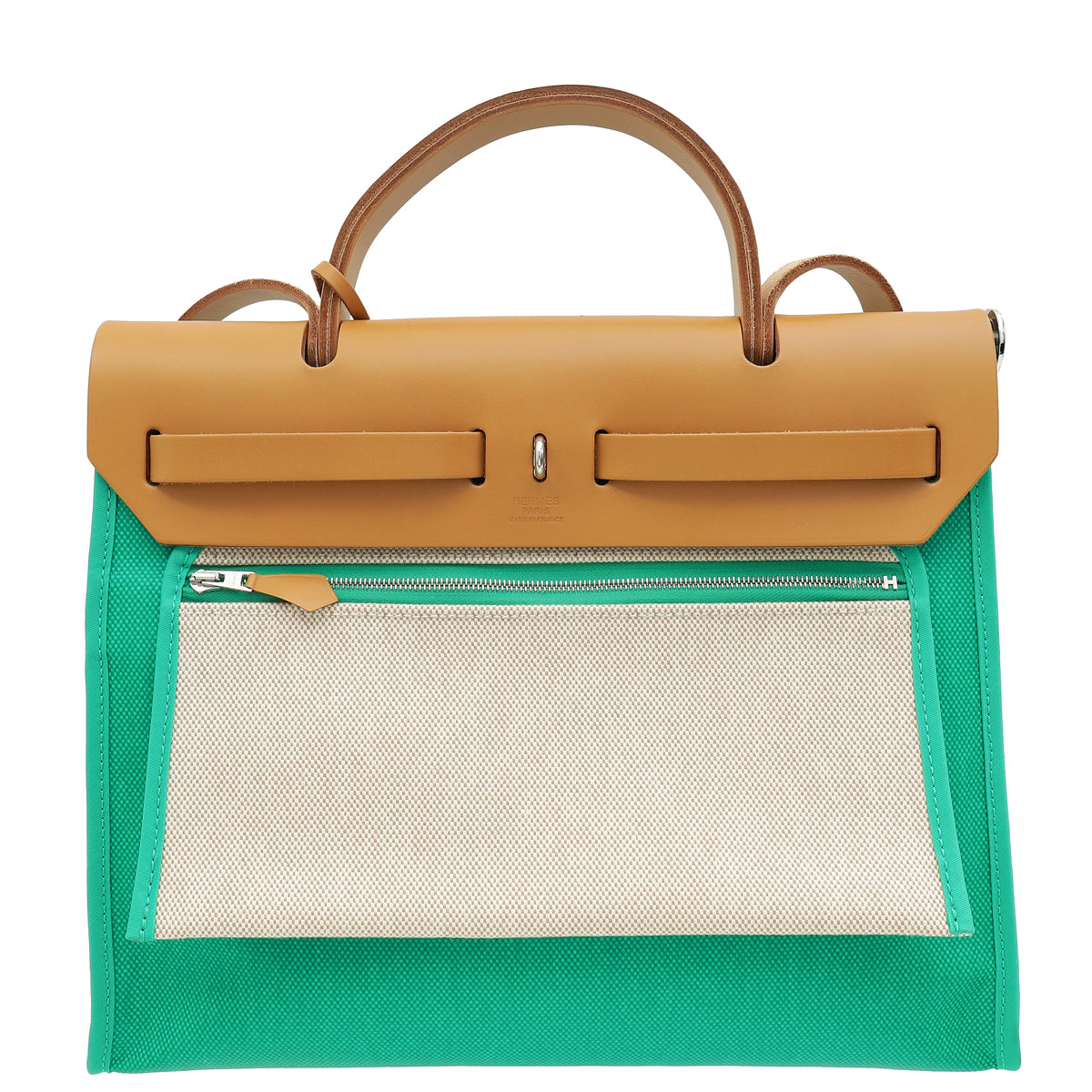 Hermes Bicolor Herbag 31 Sellier PM H Berline Vache Hunter Bag-Hermes-THE CLOSET