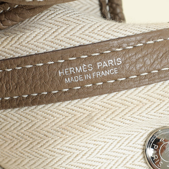 Hermes Etoupe Garden Party 30 TPM Negonda Bag