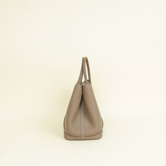 Hermes Etoupe Garden Party 30 TPM Negonda Bag