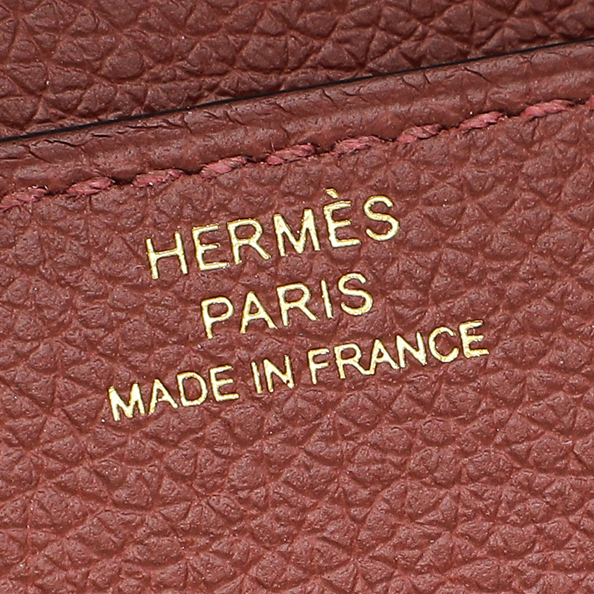 Hermes Rouge H Constance To Go Evercolor Wallet-Hermes-THE CLOSET