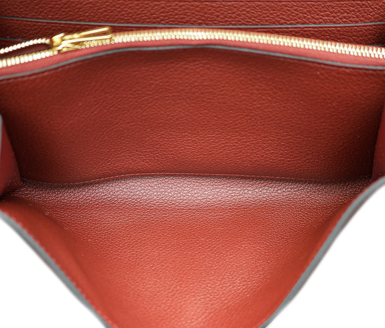 Hermes Rouge H Constance To Go Evercolor Wallet-Hermes-THE CLOSET