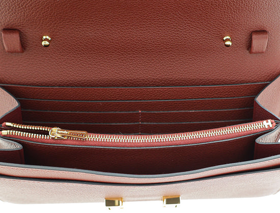 Hermes Rouge H Constance To Go Evercolor Wallet-Hermes-THE CLOSET