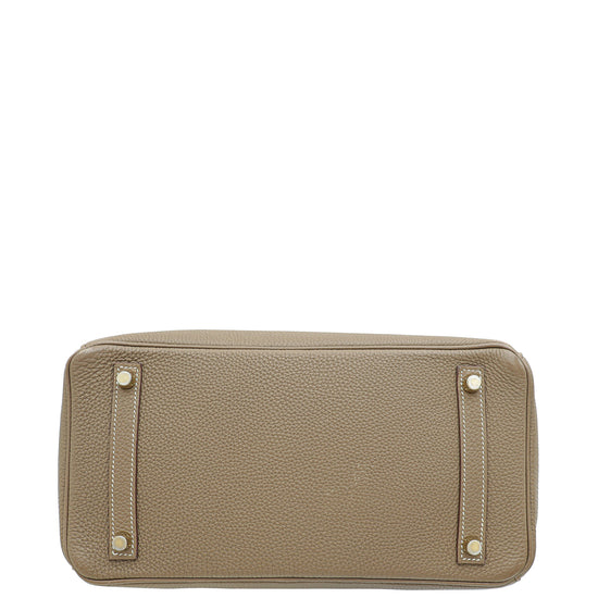 Hermes Etoupe Retourne Birkin 30 Bag-Hermes-THE CLOSET