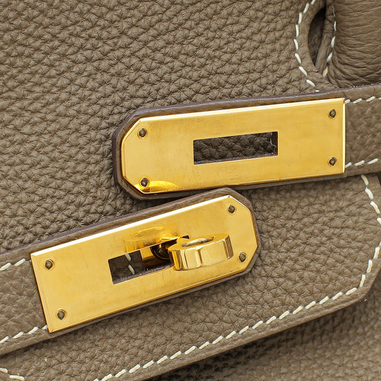 Hermes Etoupe Retourne Birkin 30 Bag-Hermes-THE CLOSET