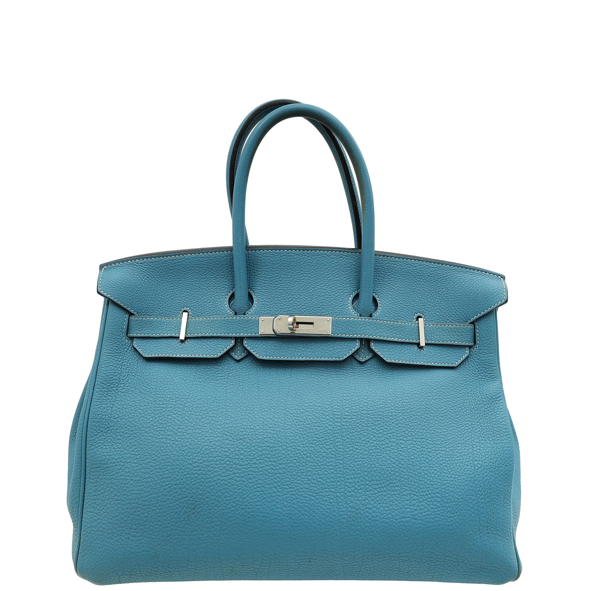 Hermes Blue Jean Retourne Birkin 35 Bag-Hermes-THE CLOSET