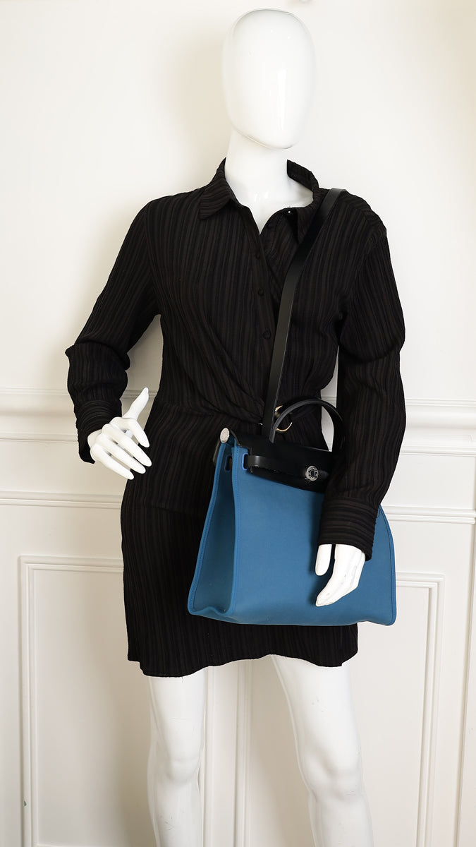 Hermes Bicolor Herbag Zip 31 PM Sellier Bag — image 16 of 16